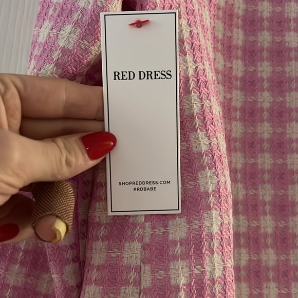 NWT Pink Houndstooth Blazer - Picture 3 of 4